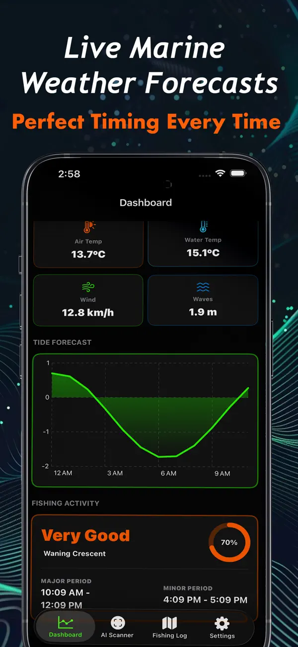 Fishing App Screenshot 1